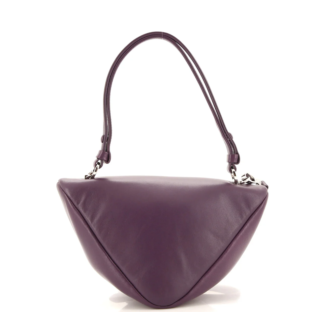 Padded Signaux Triangle Crossbody Bag Leather - Deep Luxury