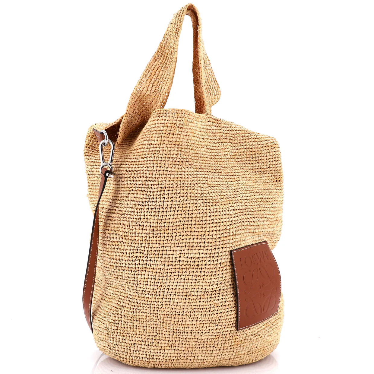 Slit Tote Straw Large - Deep Luxury