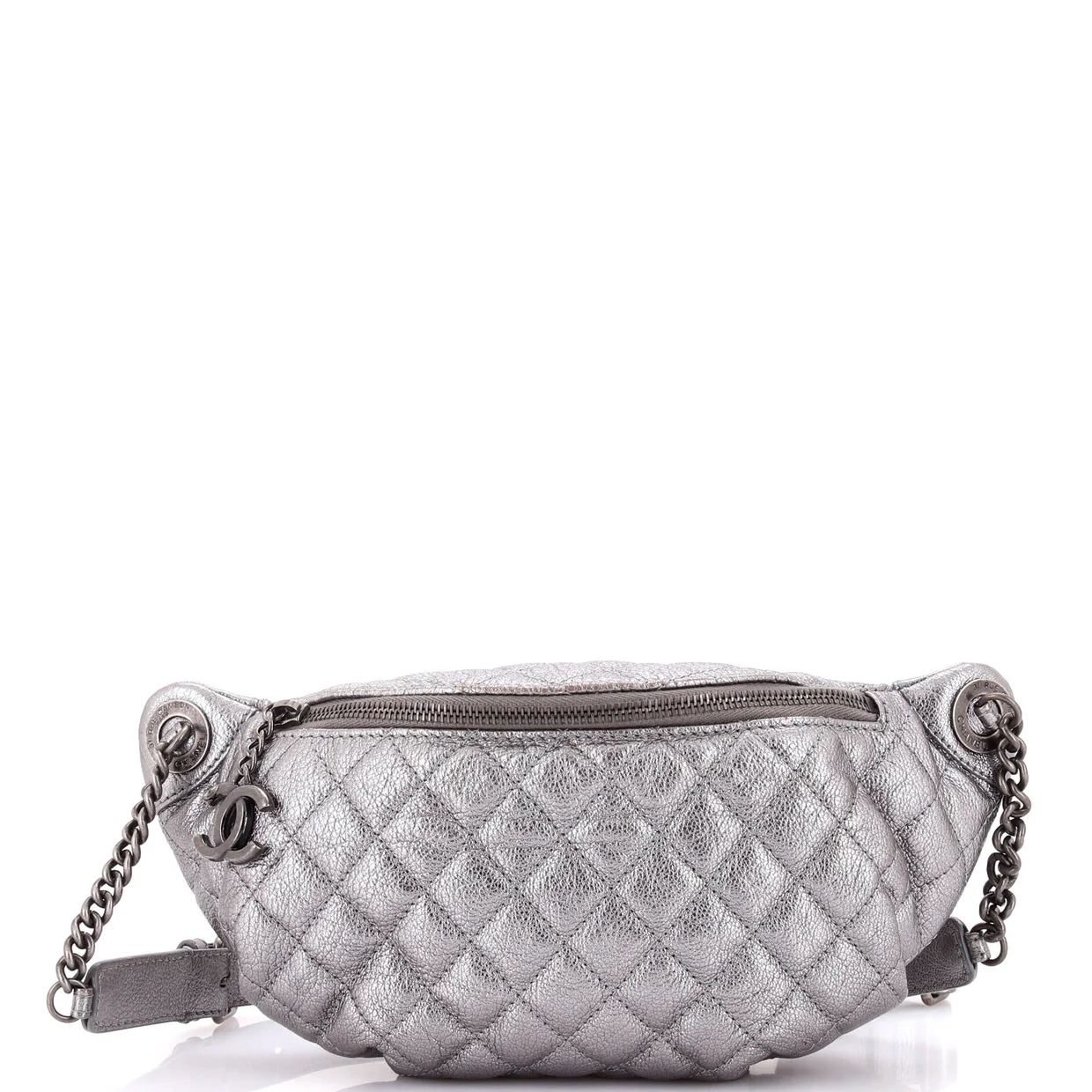 Banane Waist Bag Quilted Leather - Deep Luxury