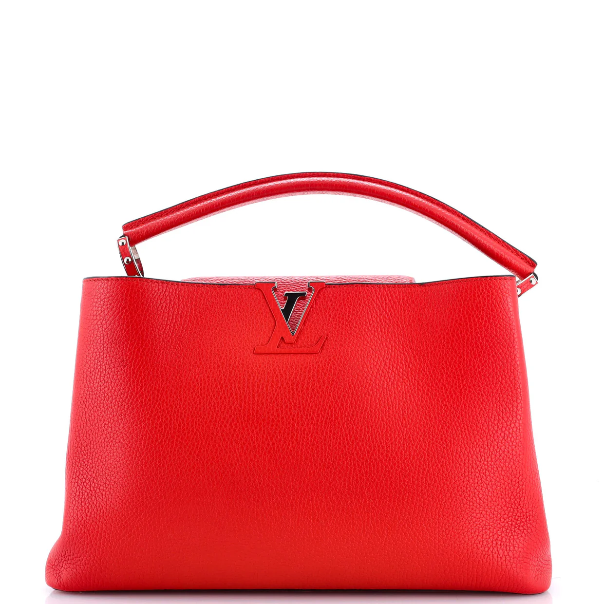Capucines Bag Leather MM - Deep Luxury