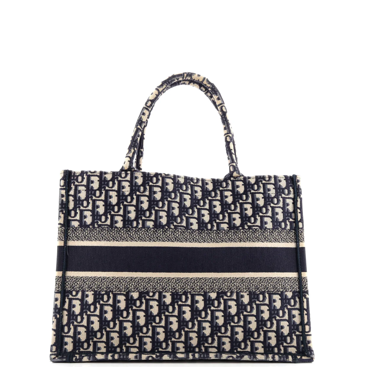 Book Tote Oblique Canvas Medium - Deep Luxury