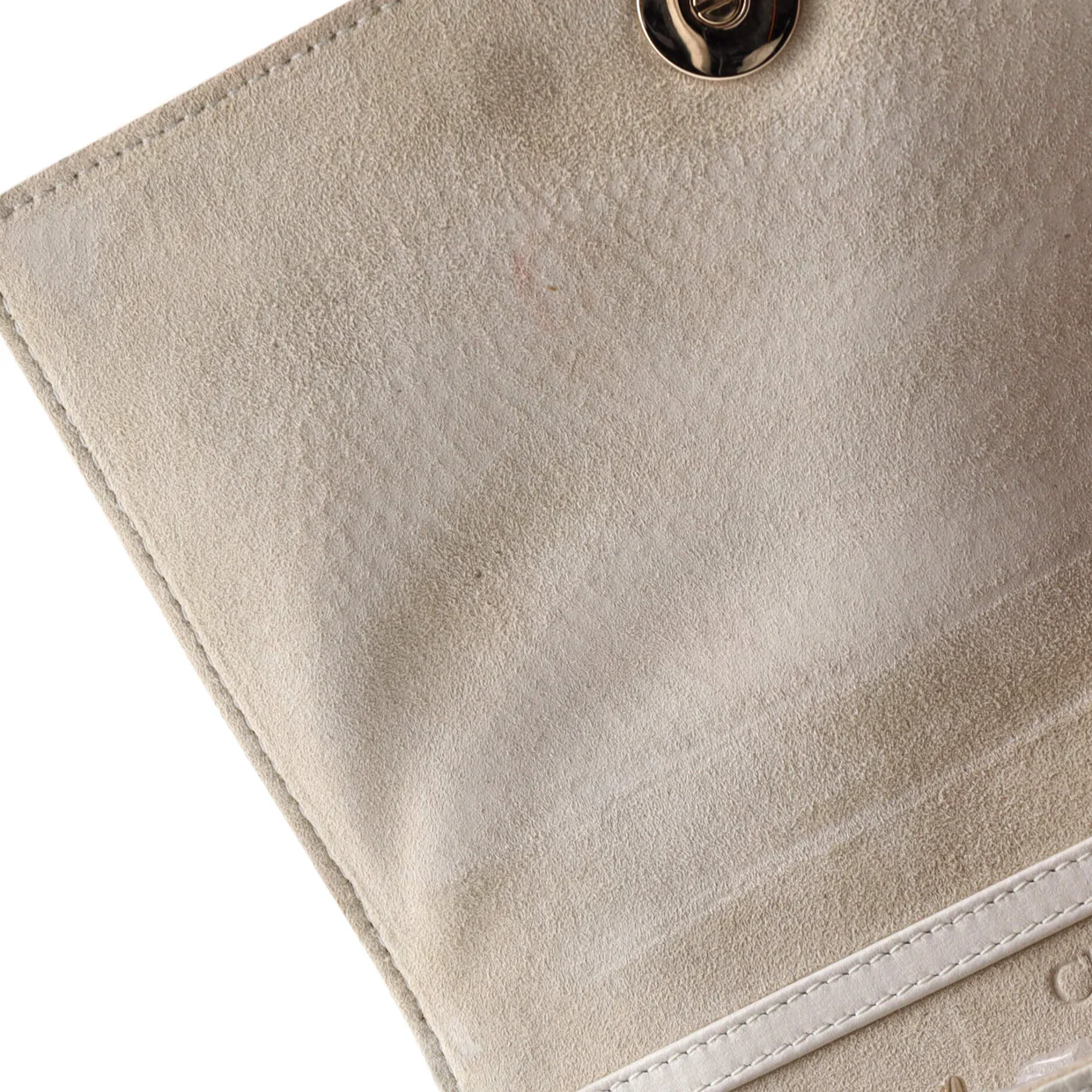 Diorama Wallet on Chain Leather - Deep Luxury