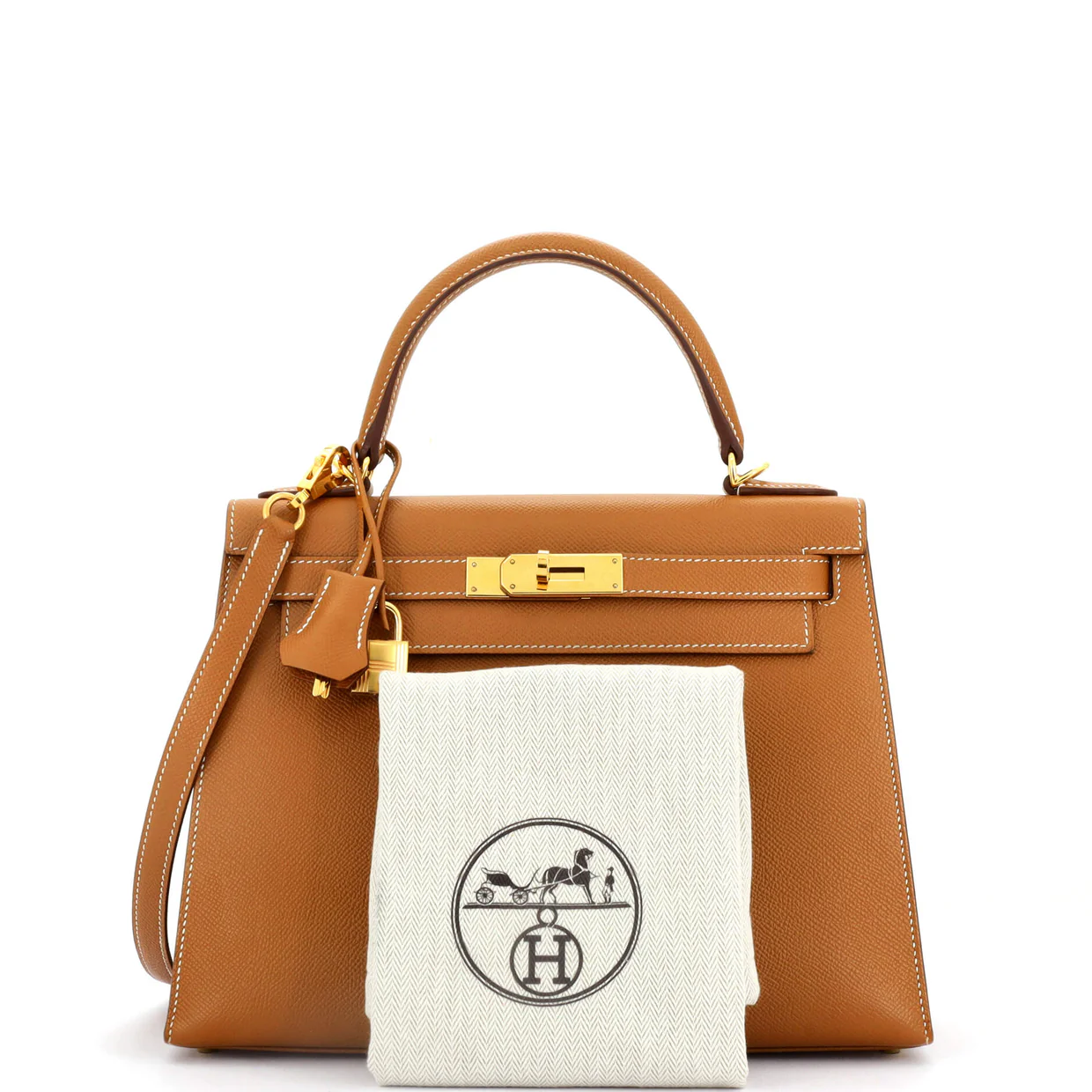 Kelly Handbag Gold Epsom with Gold Hardware 28 - Deep Luxury
