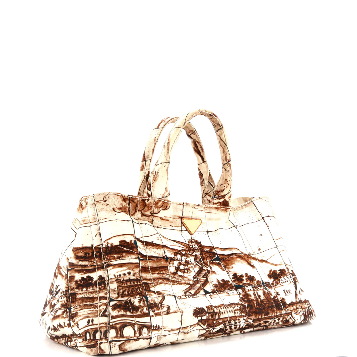 Canapa Tote Printed Canvas Large - Deep Luxury