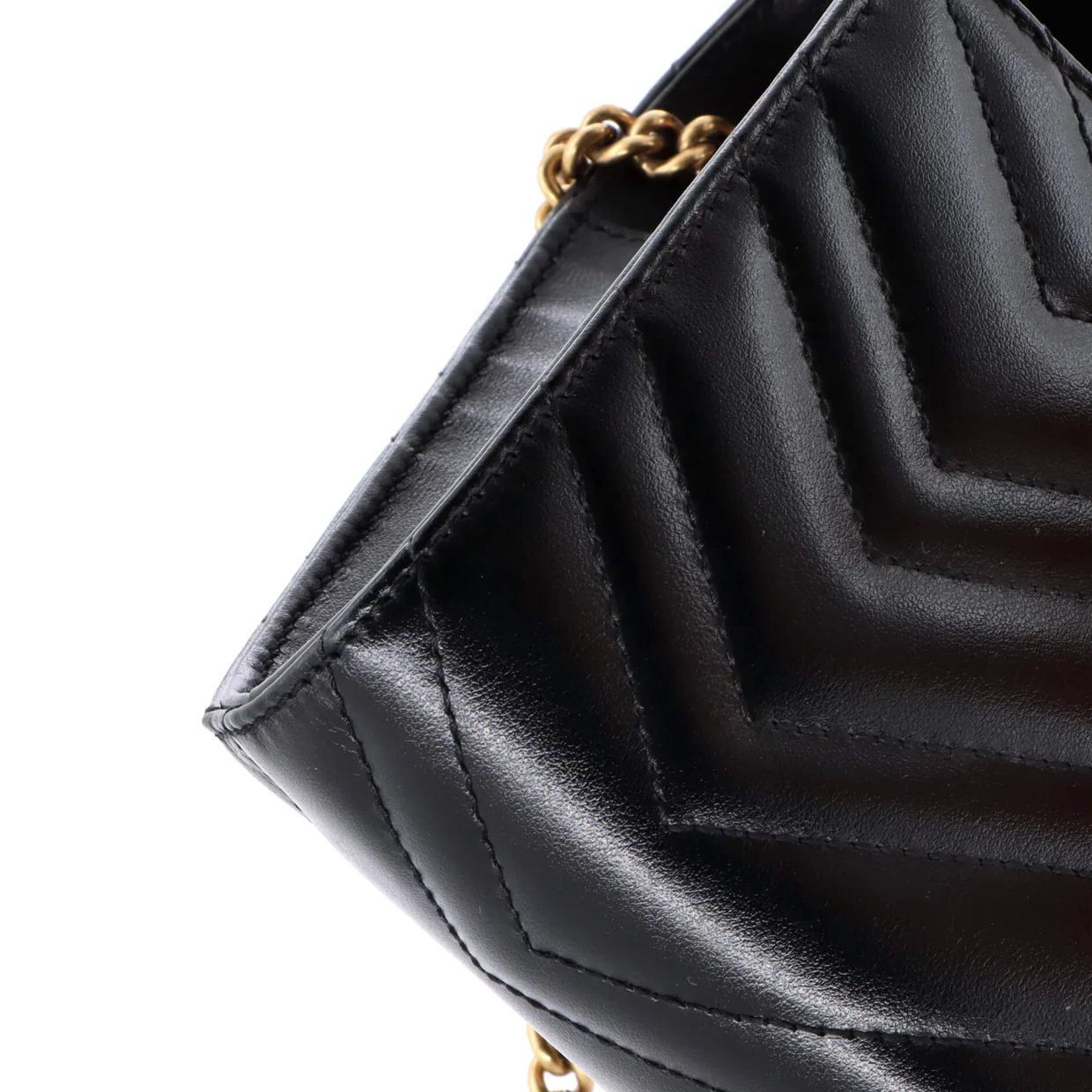 GG Marmont Chain Wallet Matelasse Leather Mini - Deep Luxury