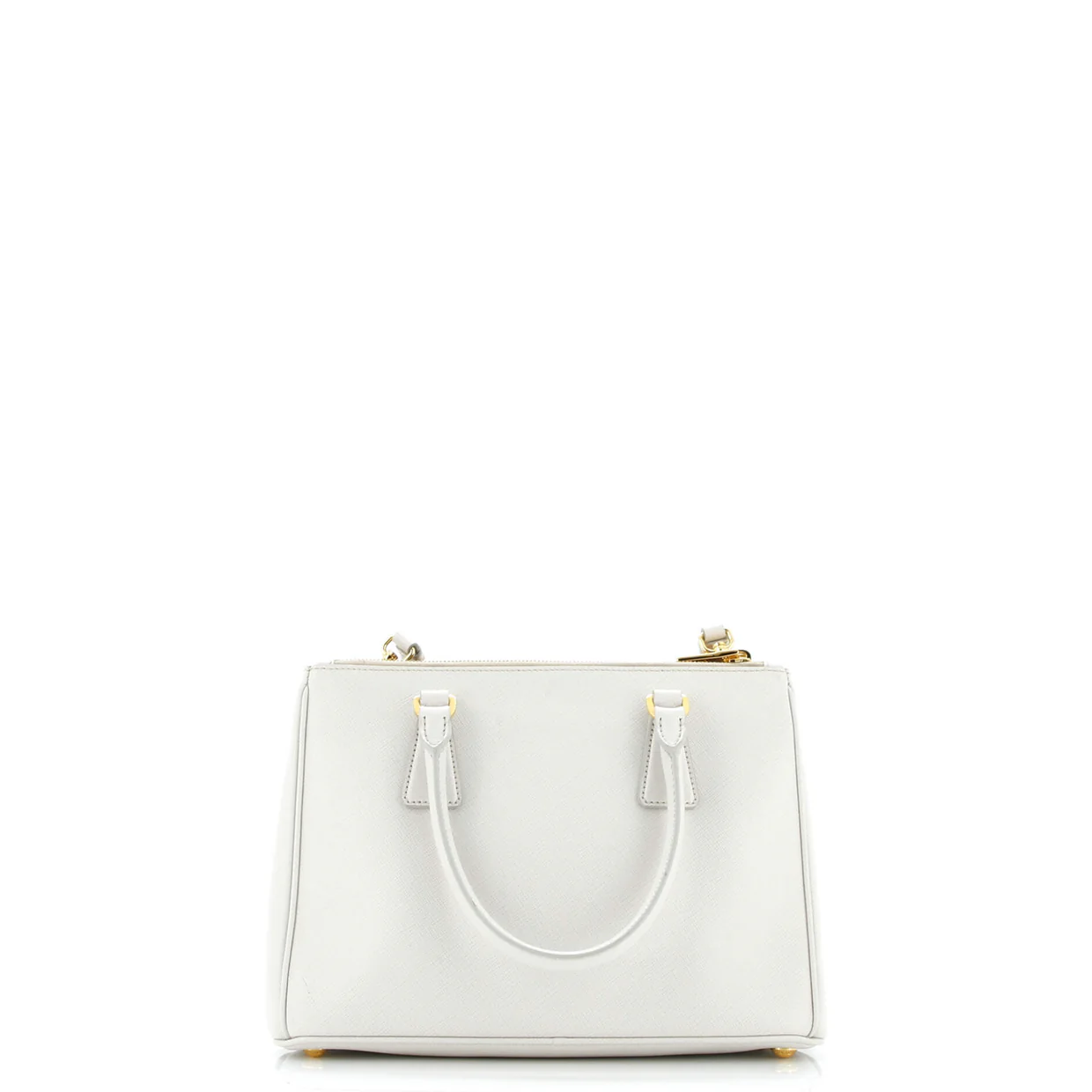 Galleria Double Zip Tote Saffiano Leather Small - Deep Luxury