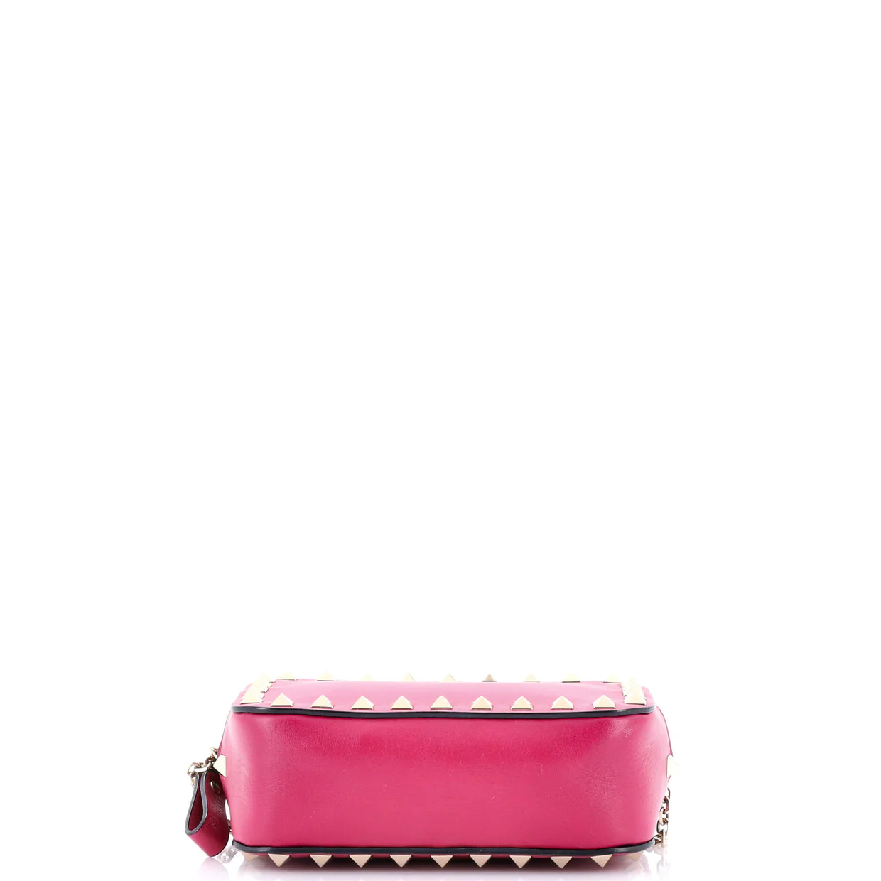 Rockstud Chain Camera Crossbody Bag Leather Small - Deep Luxury