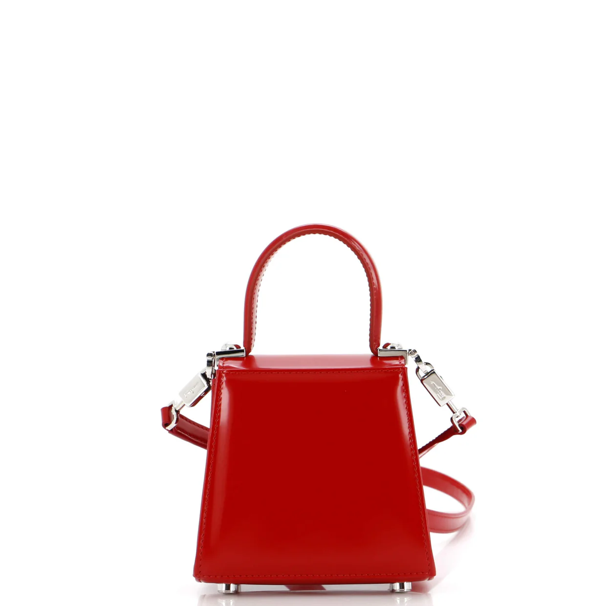 Iconic Top Handle Bag Leather XS - Deep Luxury