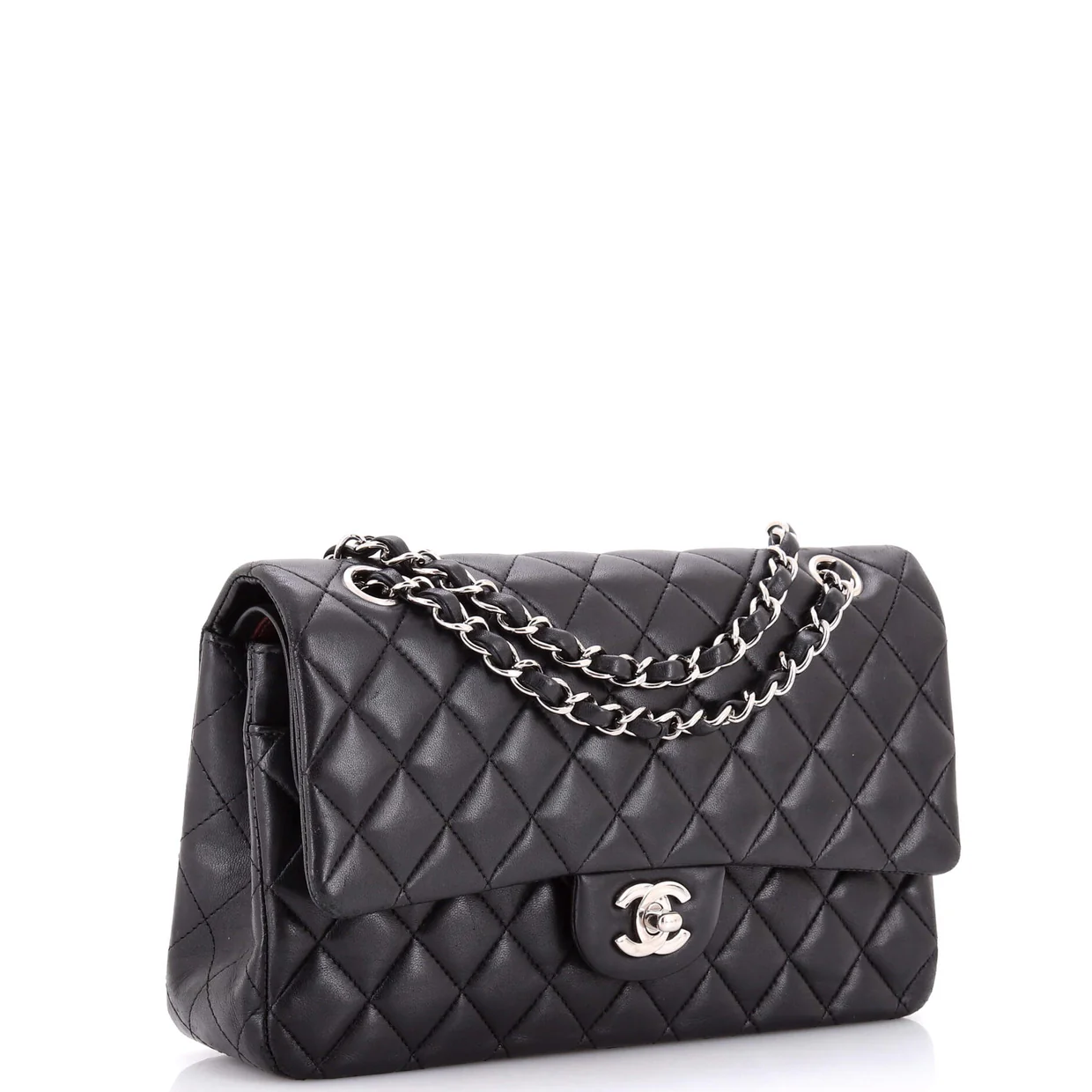 Classic Double Flap Bag Quilted Lambskin Medium - Deep Luxury