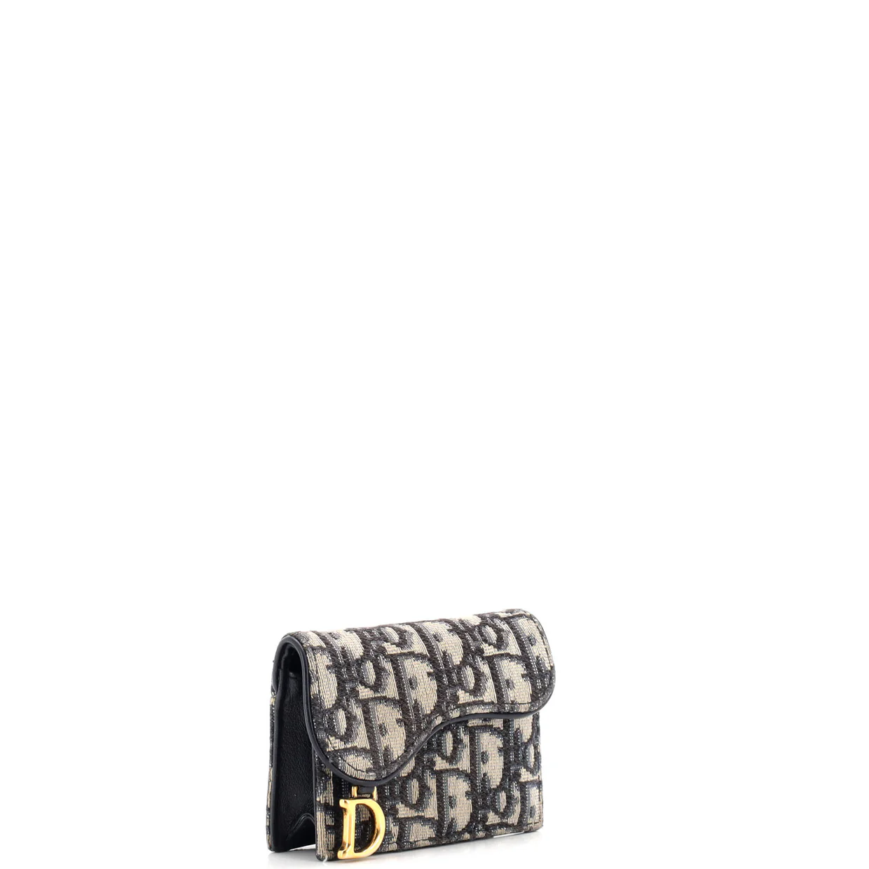 Saddle Card Case Oblique Canvas - Deep Luxury