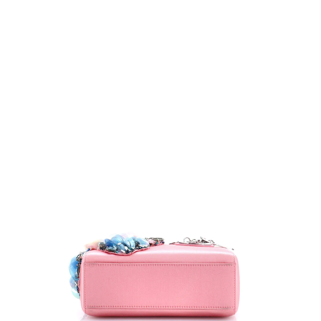 Lady Dior Bag Embellished Satin Mini - Deep Luxury