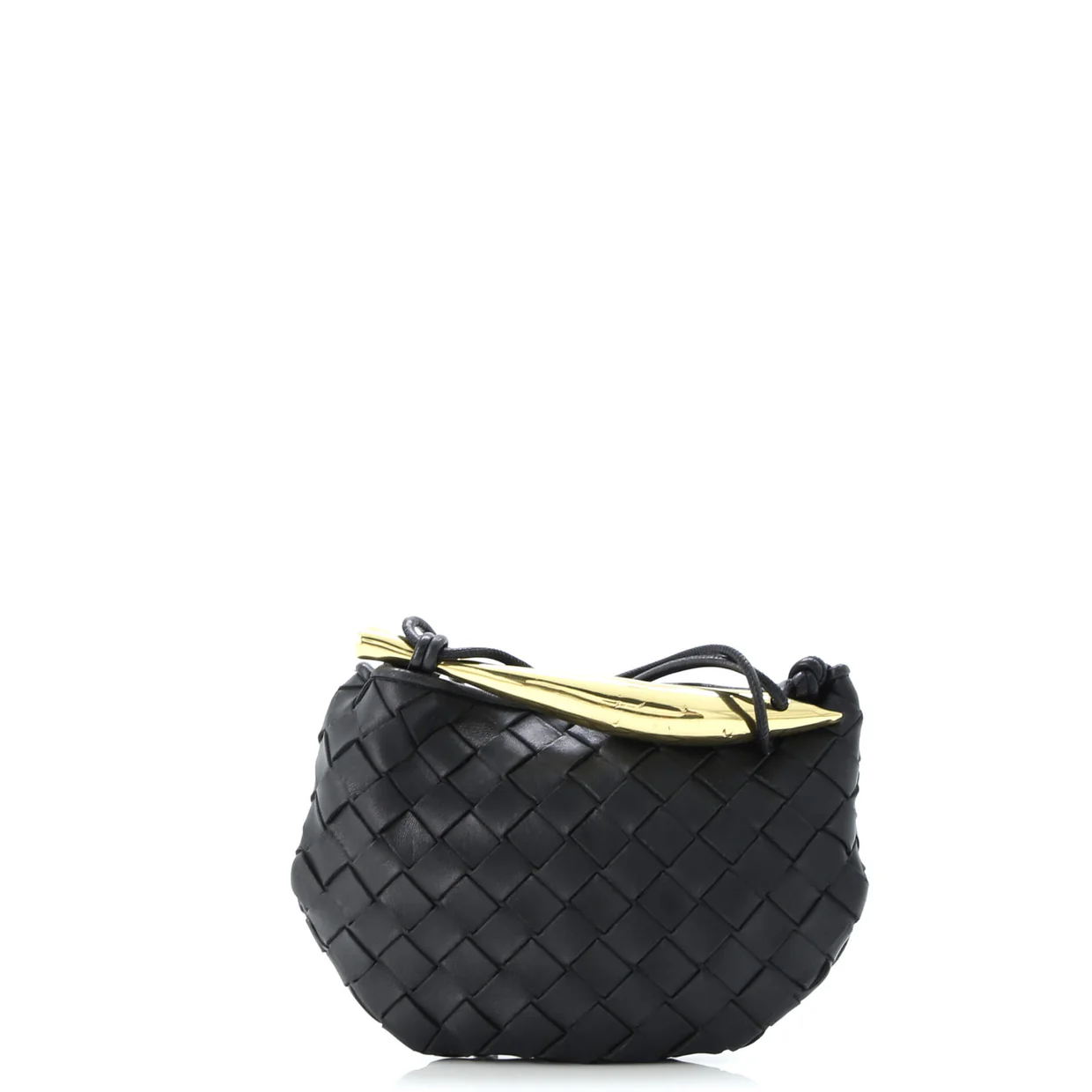 Sardine Top Handle Bag Intrecciato Nappa Mini - Deep Luxury