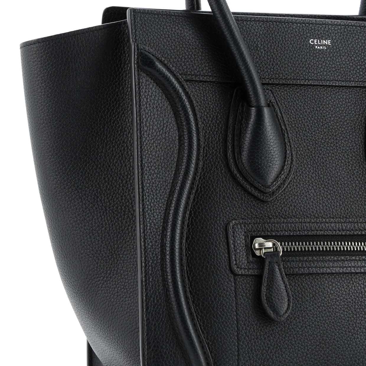 Luggage Bag Grainy Leather Micro - Deep Luxury