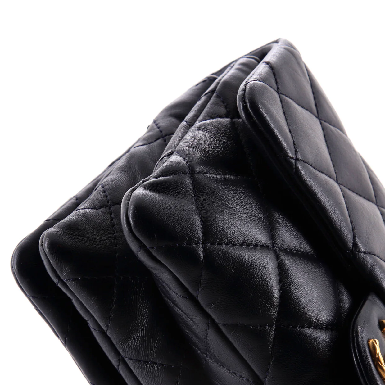 All Slide Long Flap Bag Quilted Lambskin Small - Deep Luxury