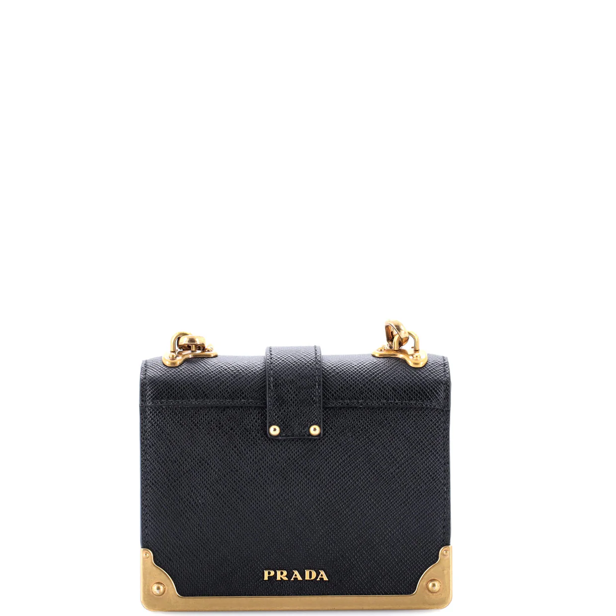 Cahier Crossbody Bag Embellished Leather Micro - Deep Luxury