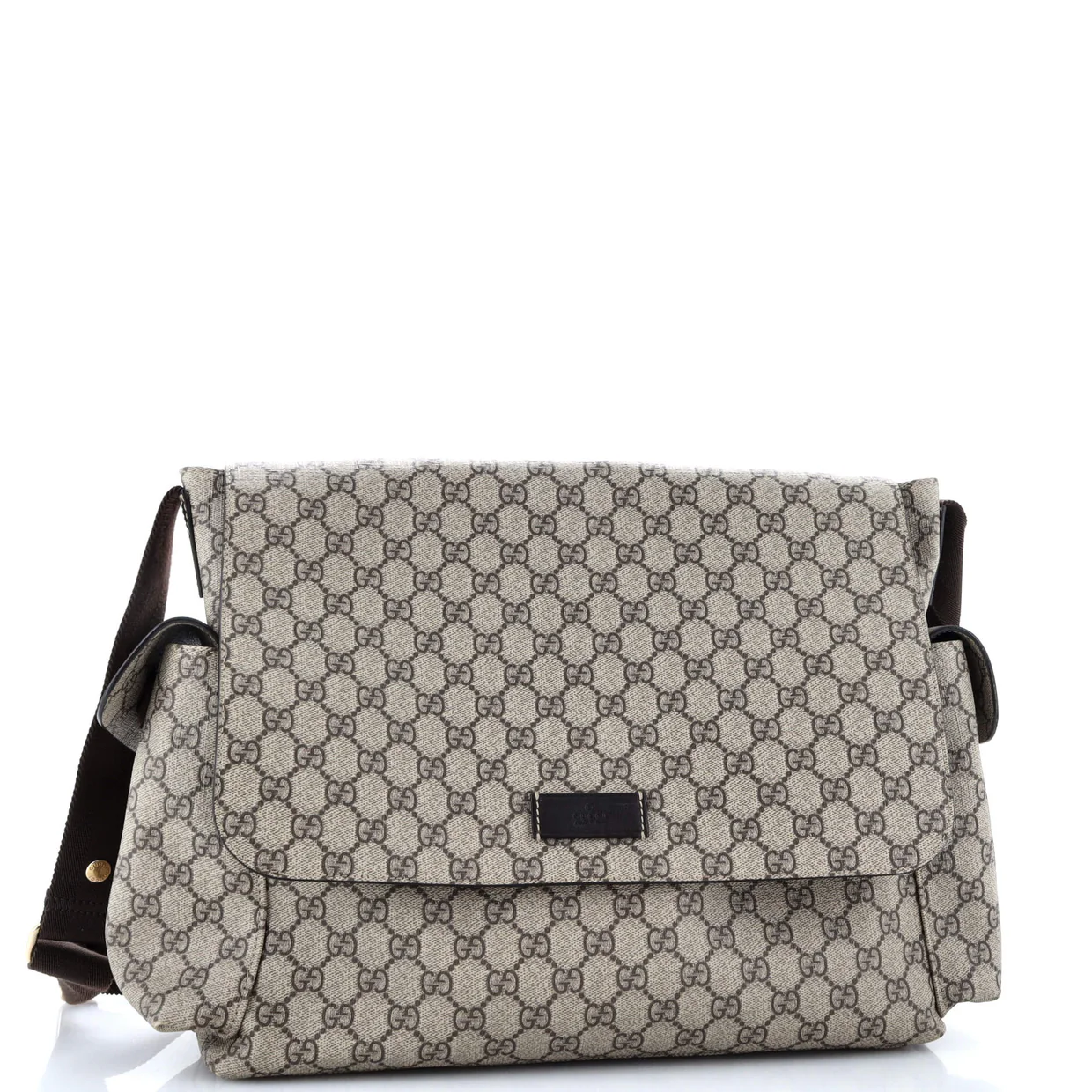Diaper Bag GG Coated Canvas - Deep Luxury