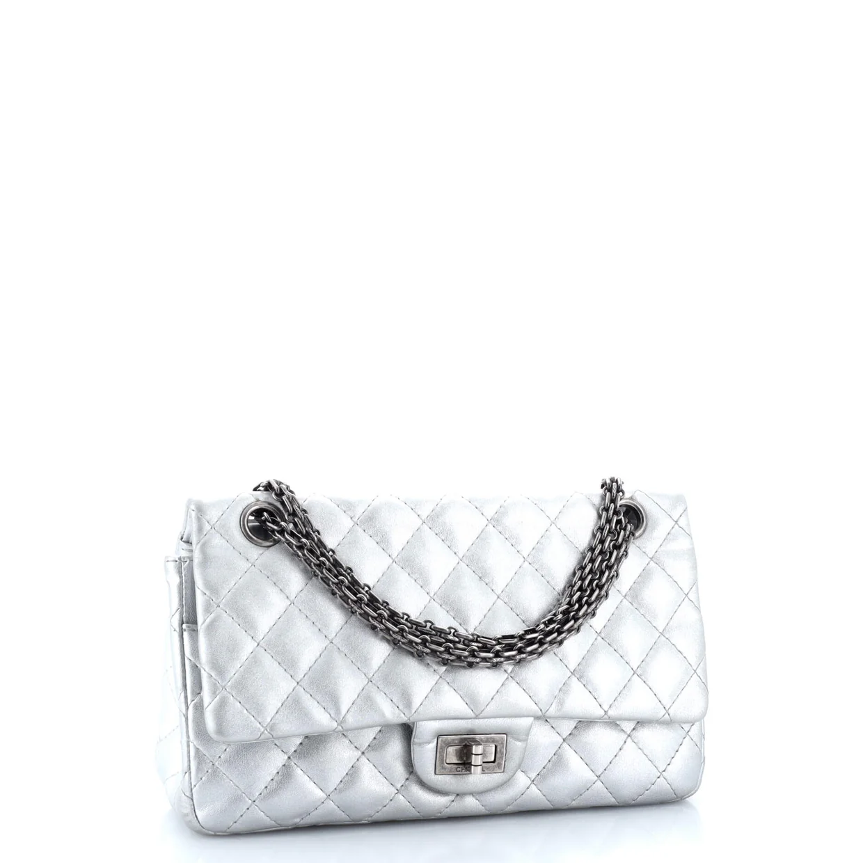 Reissue 2.55 Flap Bag Quilted Metallic Calfskin 225 - Deep Luxury