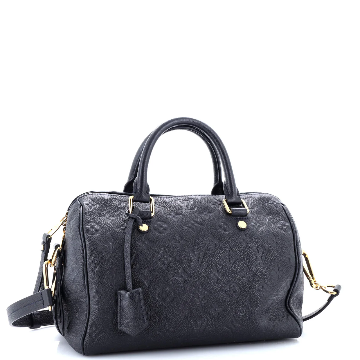 Speedy Bandouliere Bag Monogram Empreinte Leather 25 - Deep Luxury