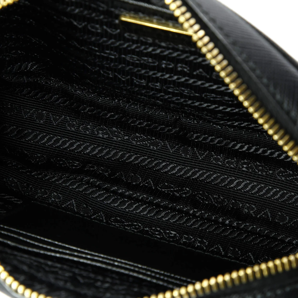 Monochrome Camera Bag Saffiano Leather Small - Deep Luxury