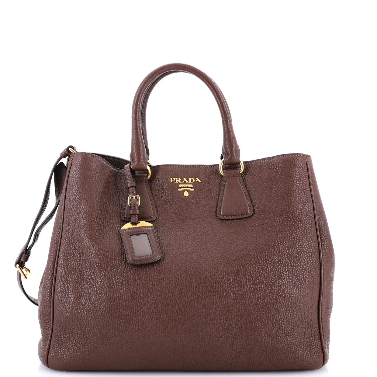 Convertible Shopping Tote Vitello Daino Large - Deep Luxury