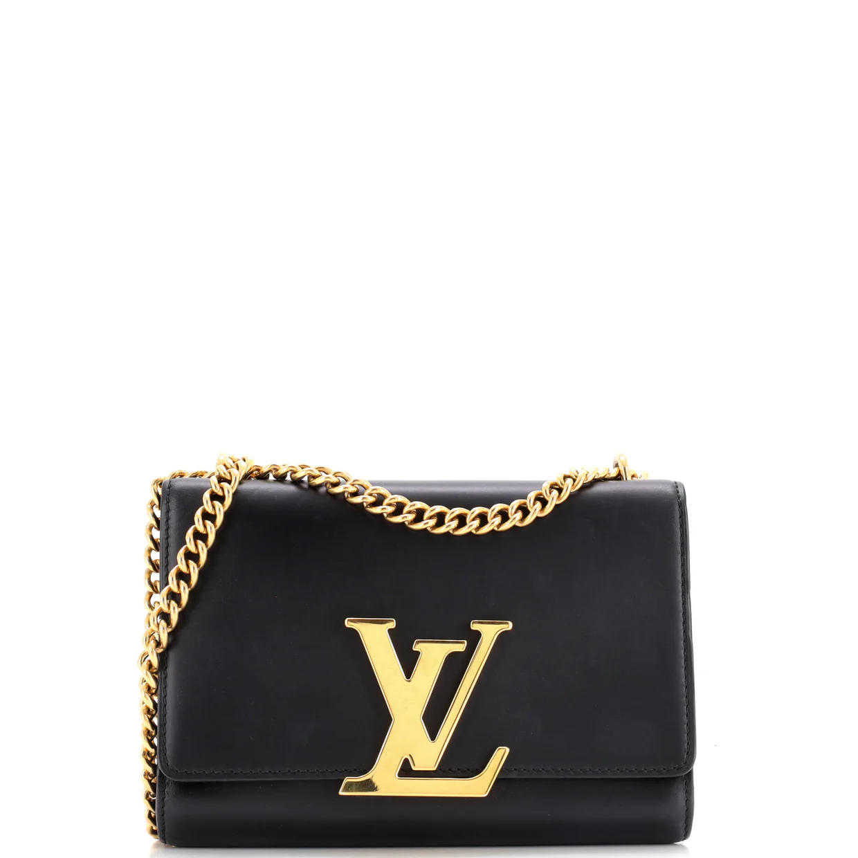 Chain Louise Clutch Leather MM - Deep Luxury