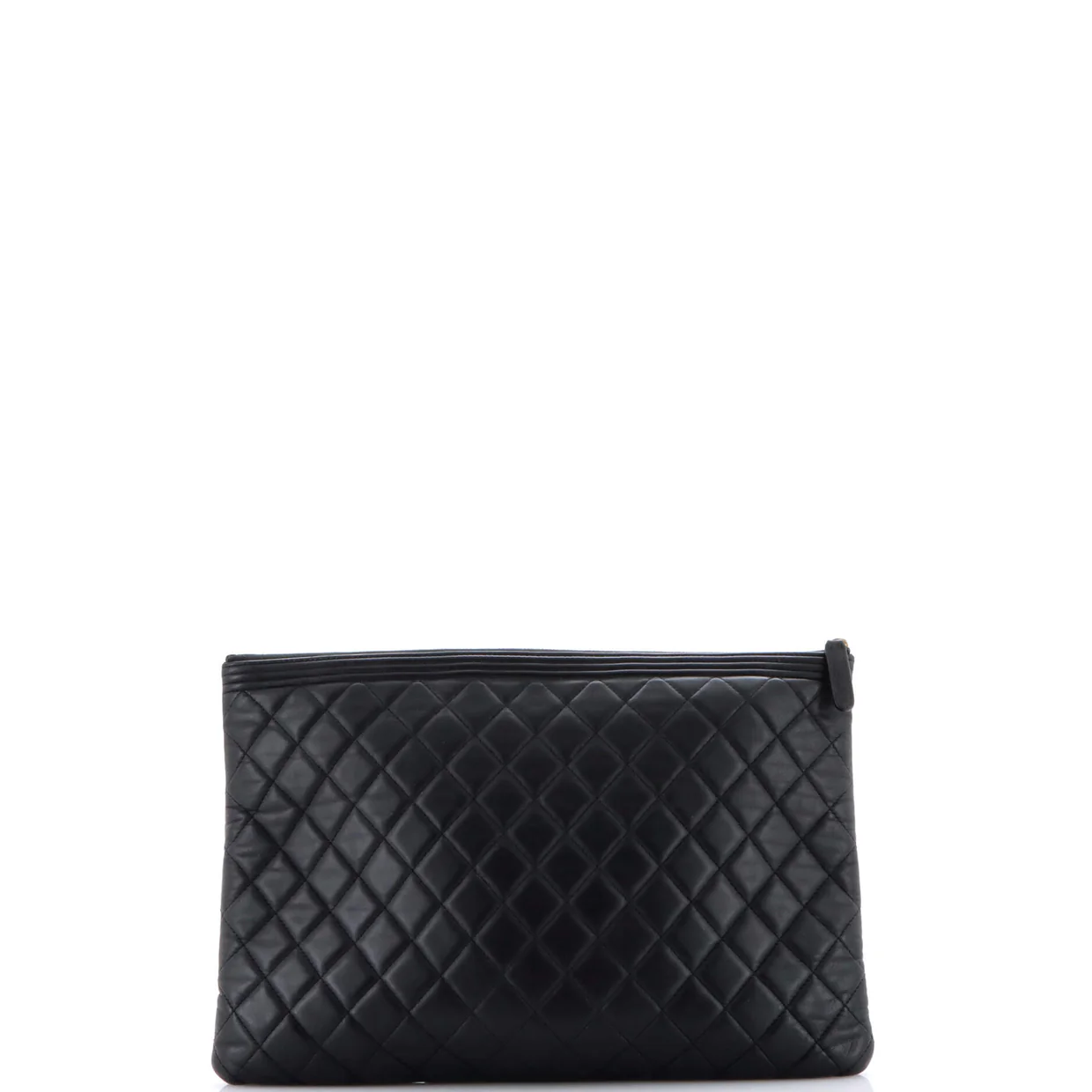 Boy O Case Clutch Quilted Lambskin Large - Deep Luxury