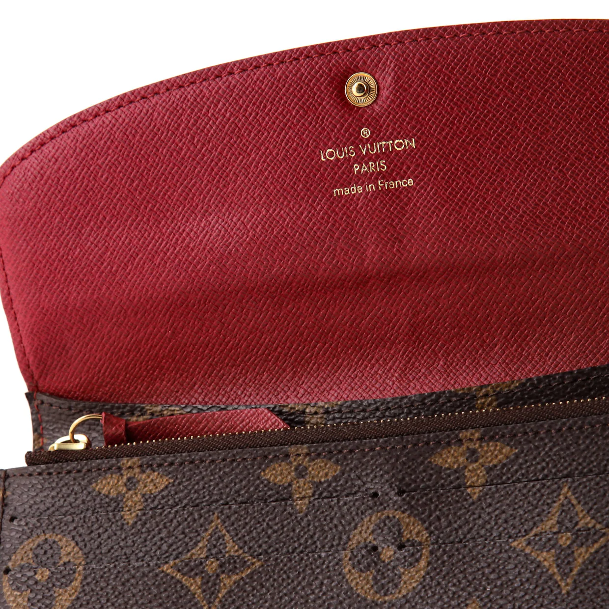 Emilie Wallet Monogram Canvas - Deep Luxury