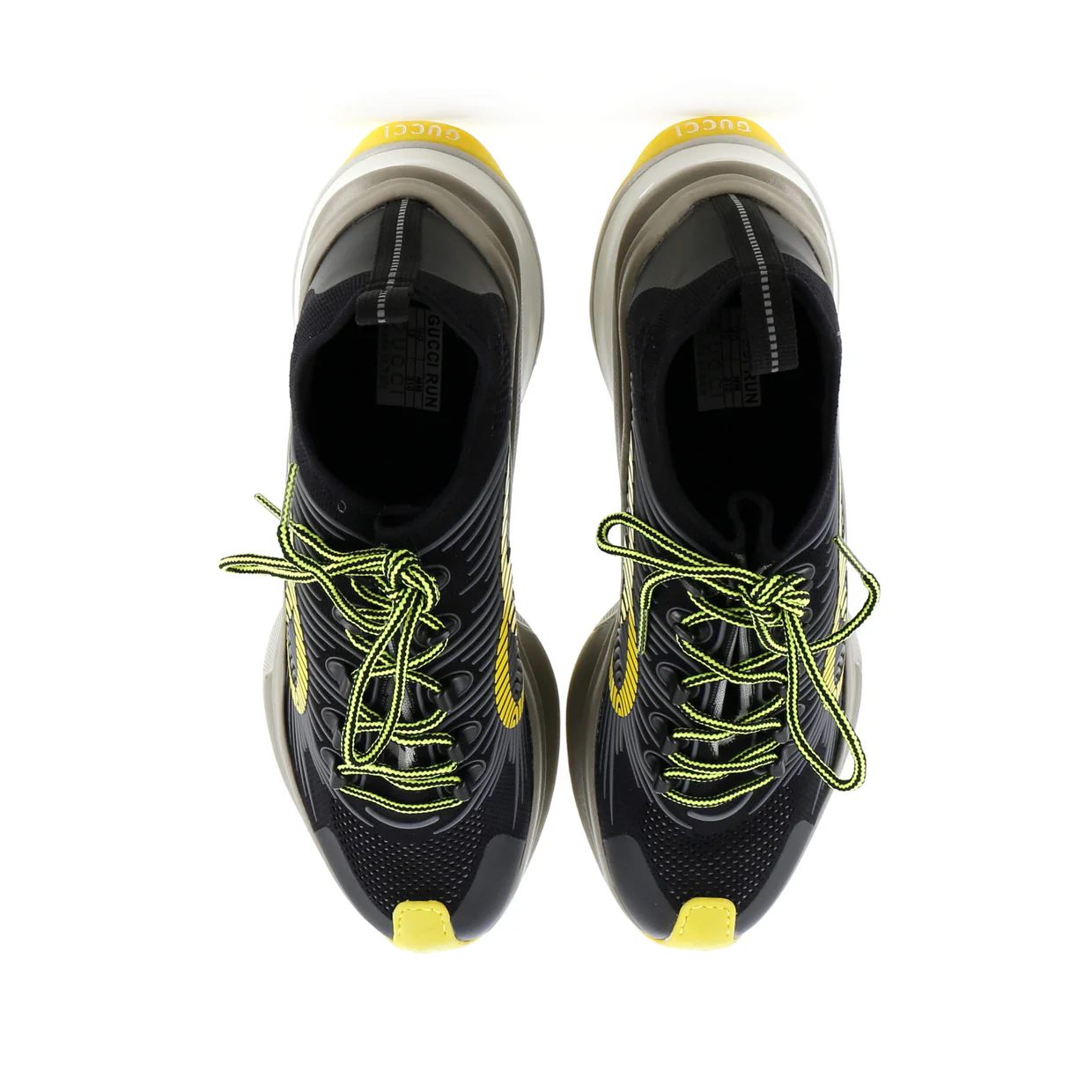 Men's Run Sneakers Embroidered Technical Fabric - Deep Luxury