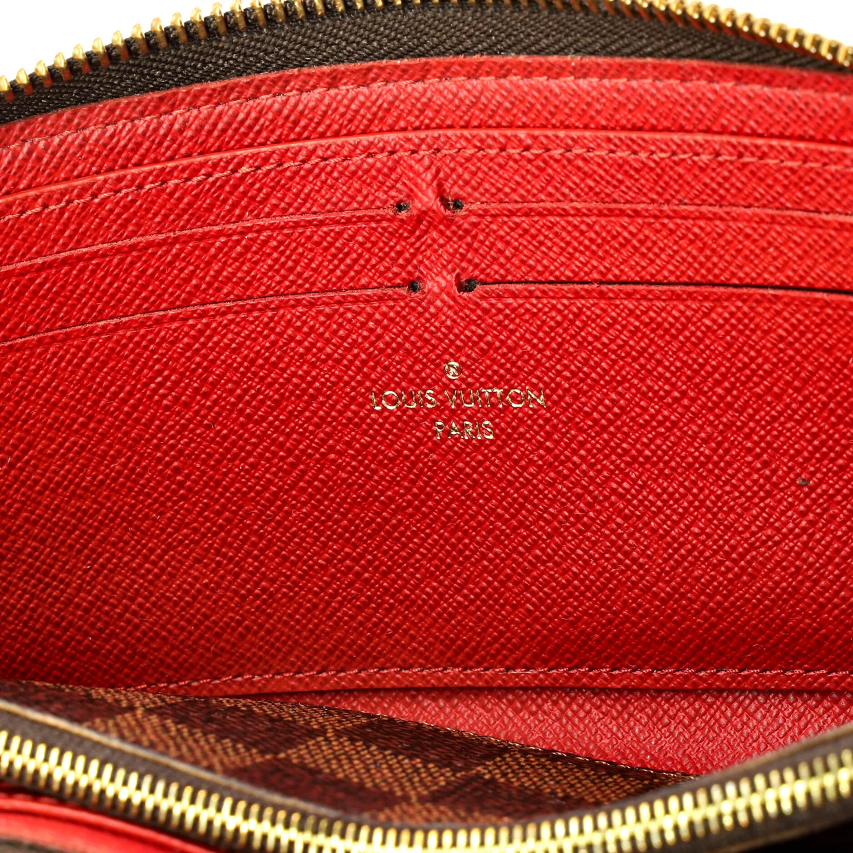 Clemence Wallet Damier - Deep Luxury