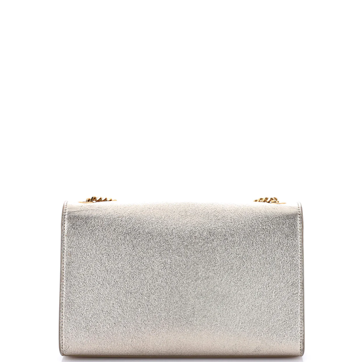 Classic Monogram Crossbody Bag Metallic Leather Medium - Deep Luxury