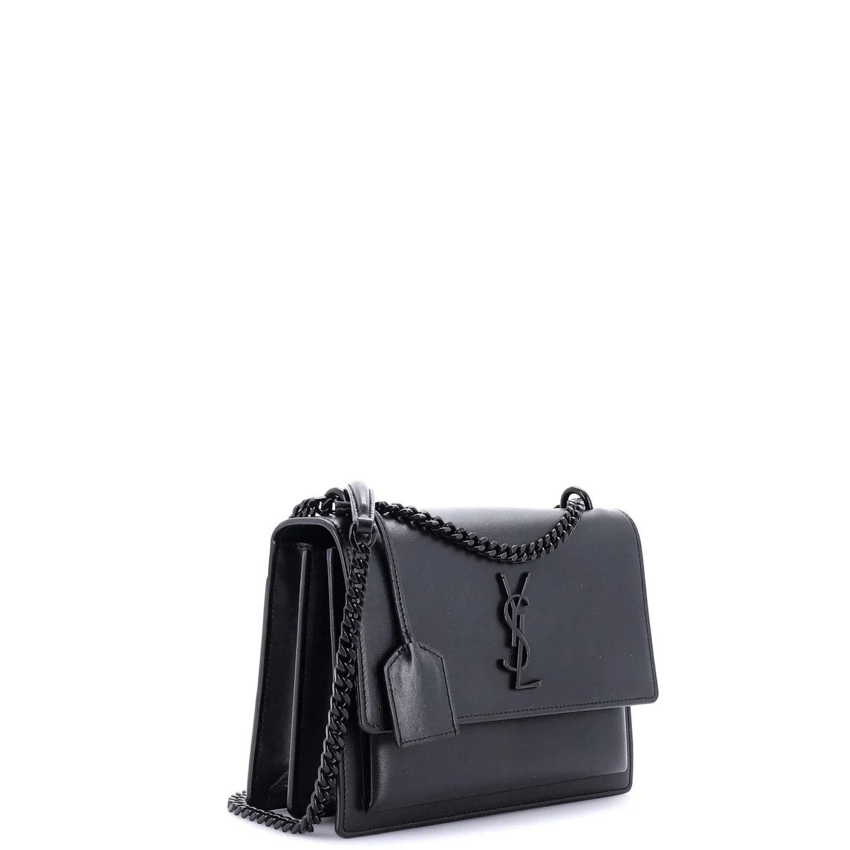 Sunset Crossbody Bag Leather Medium - Deep Luxury