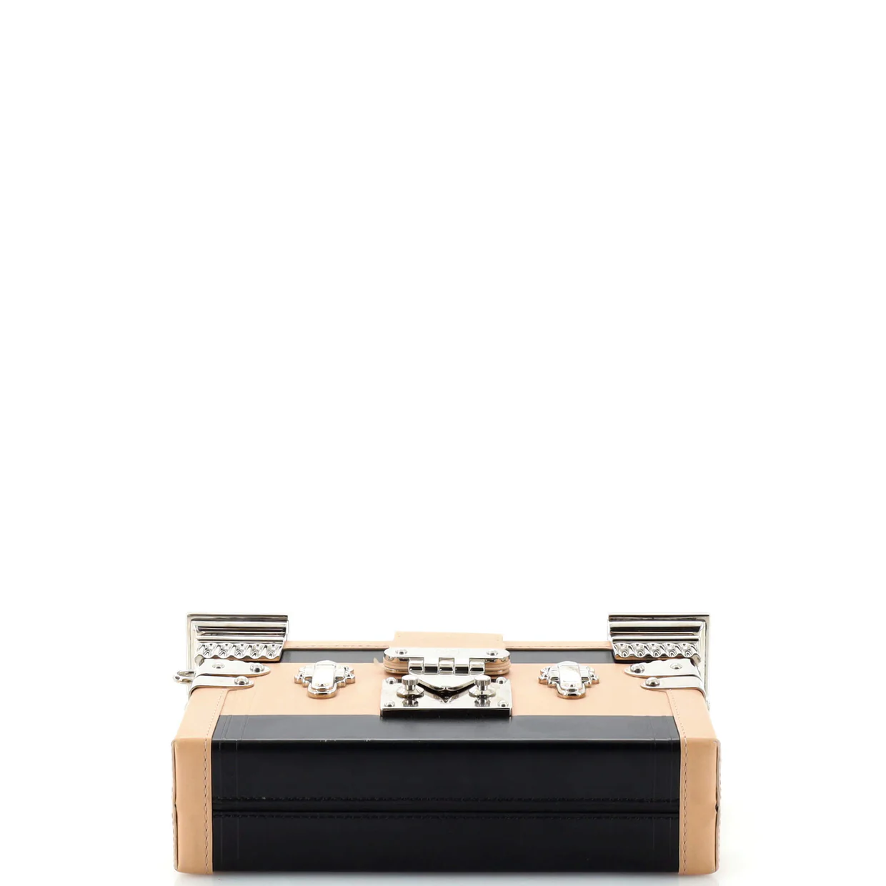 Temple Petite Malle Handbag Leather - Deep Luxury