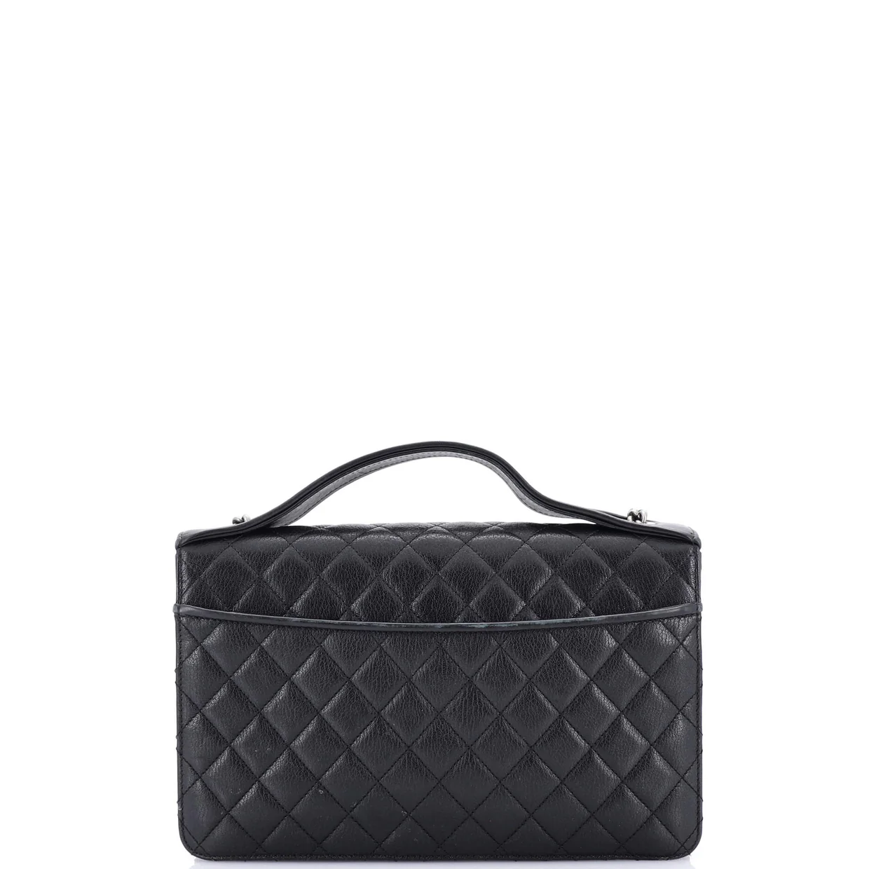 CC University Flap Bag Quilted Goatskin Medium - Deep Luxury