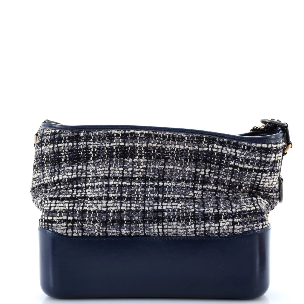 Gabrielle Hobo Quilted Tweed and Calfskin Medium - Deep Luxury