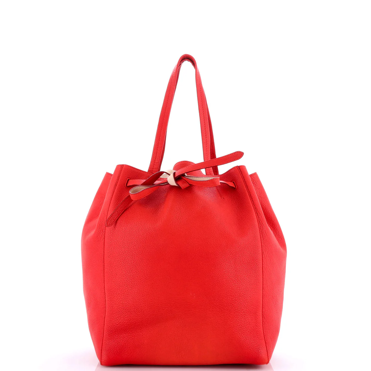 Phantom Tie Cabas Tote Leather Medium - Deep Luxury