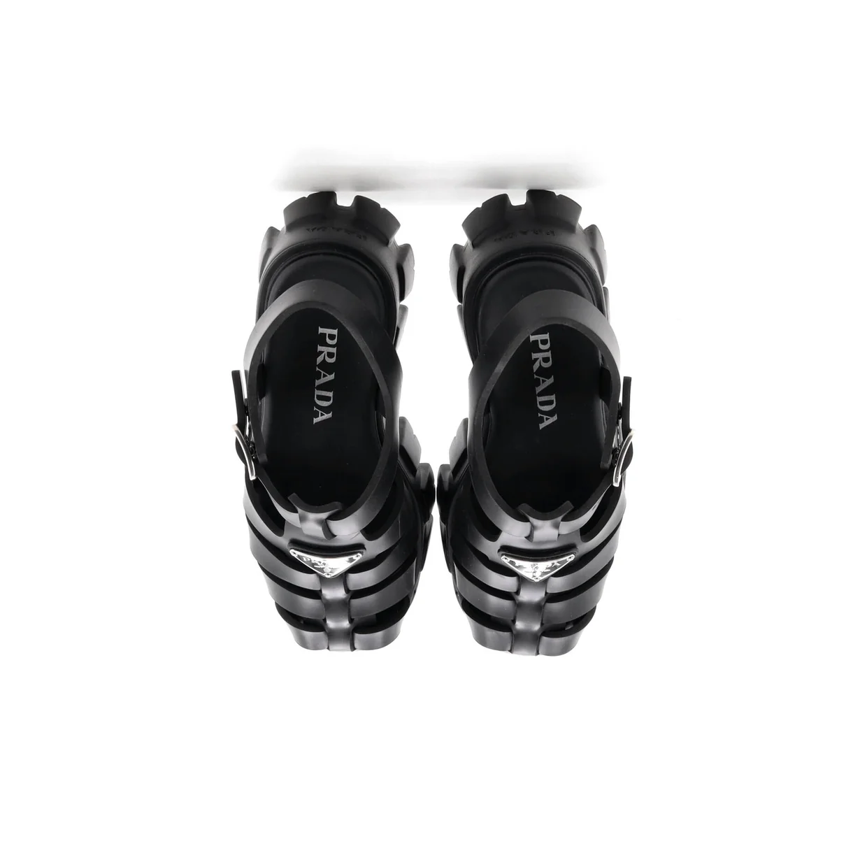 Women's Monolith Cage Platform Sandals Rubber - Deep Luxury