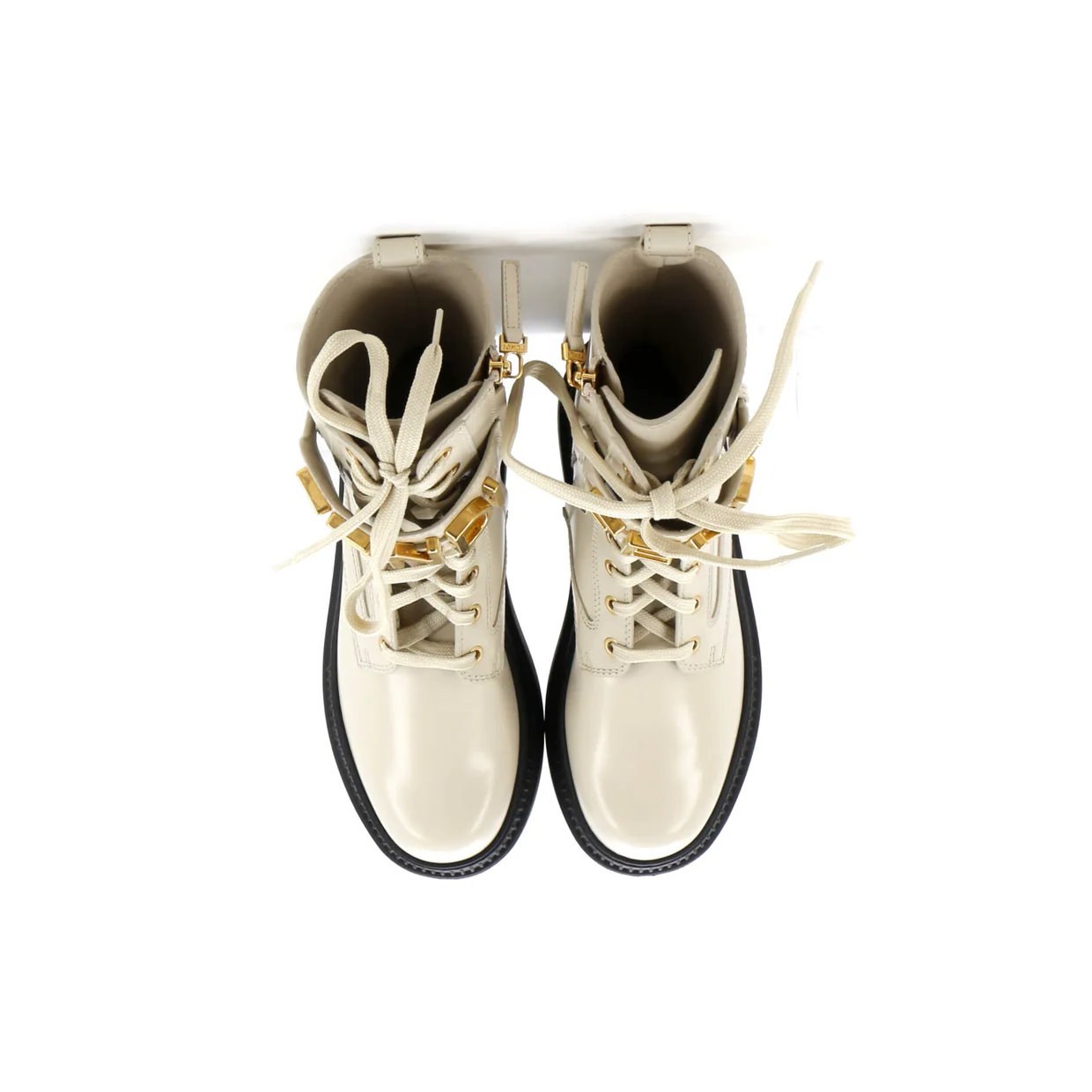 Women's Fendigraphy Biker Boots Leather - Deep Luxury