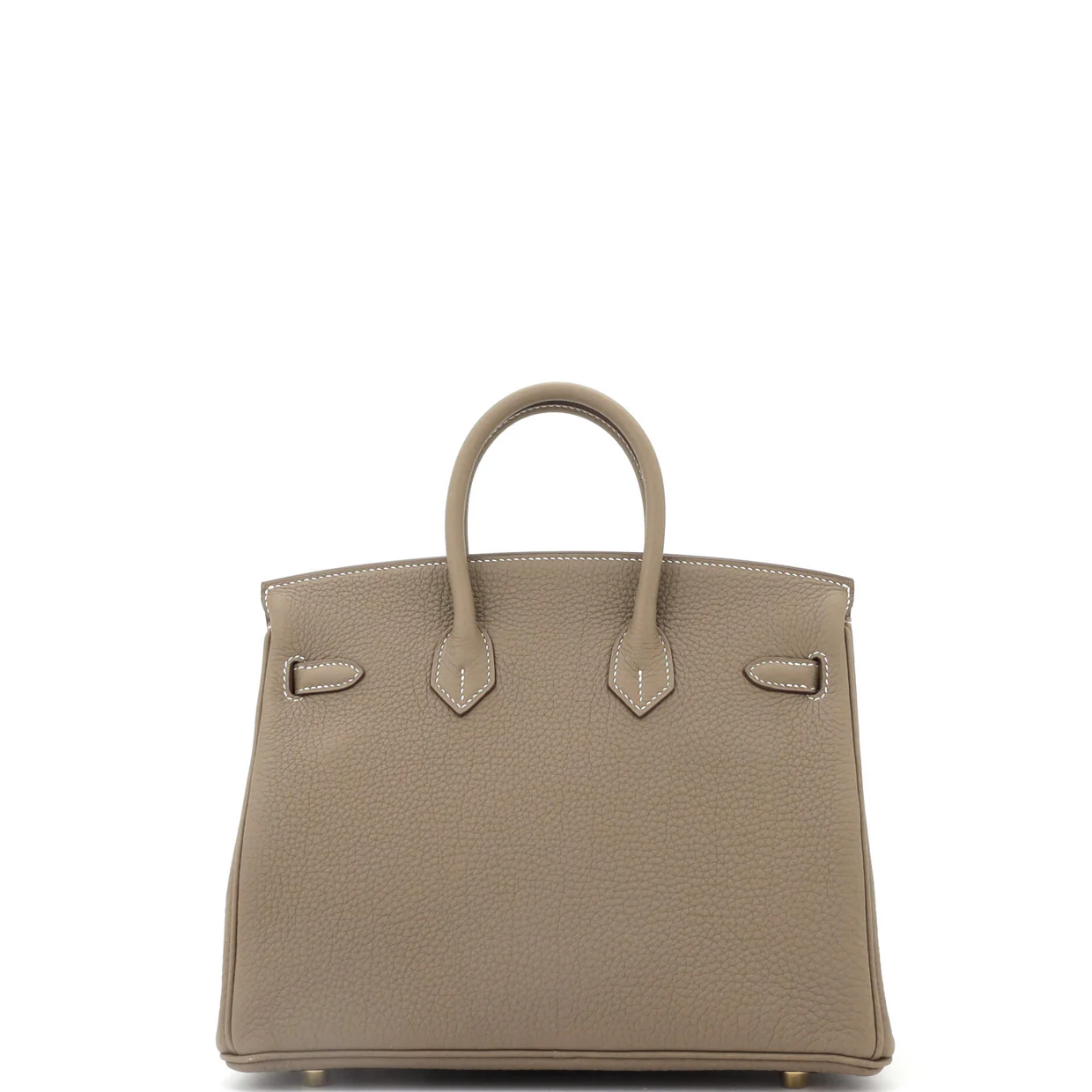 Birkin Handbag Grey Togo with Gold Hardware 25 - Deep Luxury