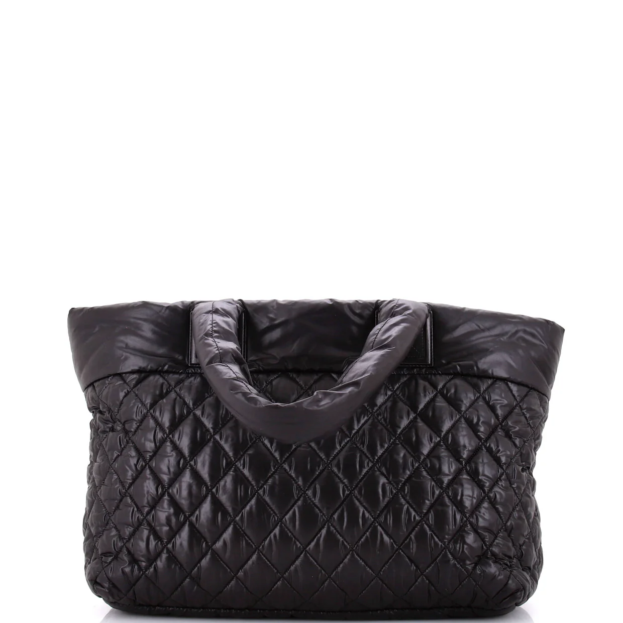 Coco Cocoon Zipped Tote Quilted Nylon Large - Deep Luxury