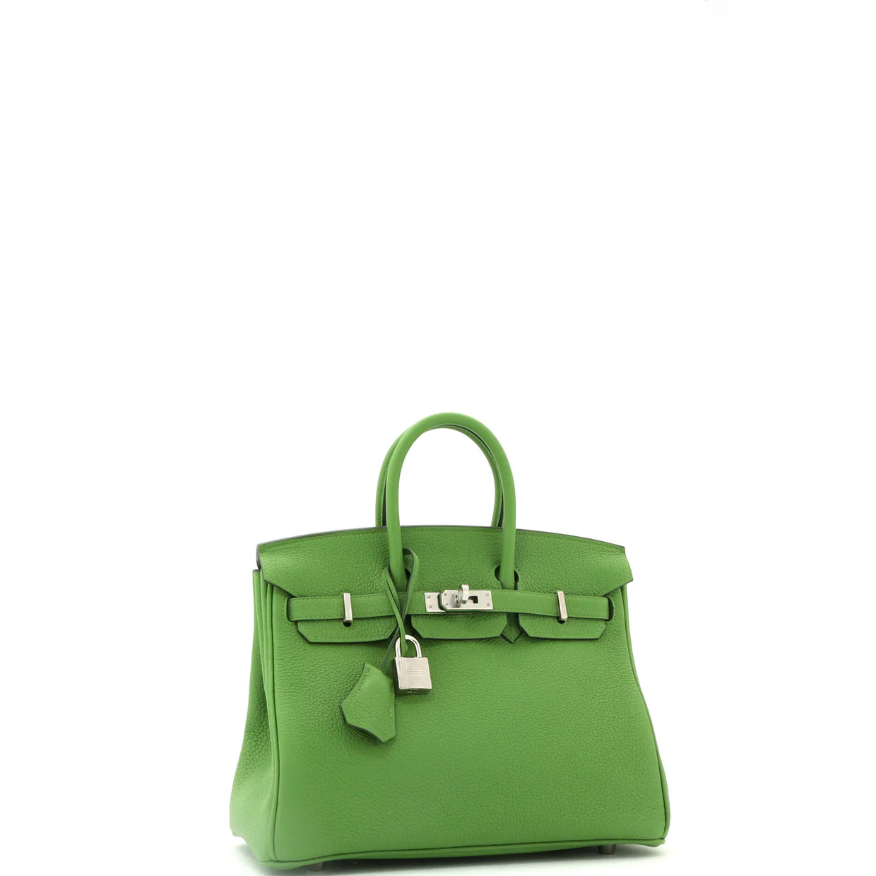 Birkin Handbag Vert Yucca Togo with Palladium Hardware 25 - Deep Luxury