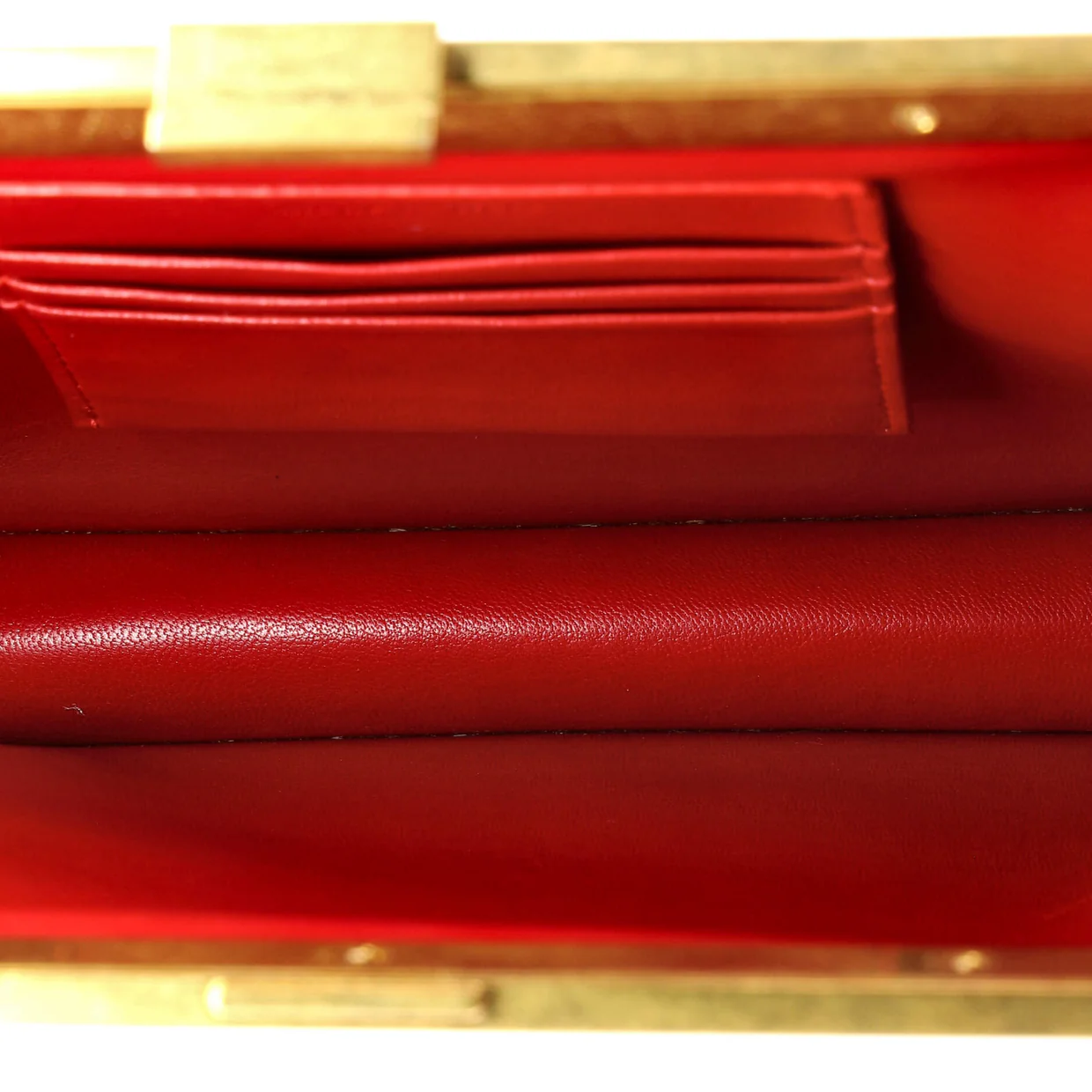 Clasp Crossbody Bag Lizard Mini - Deep Luxury