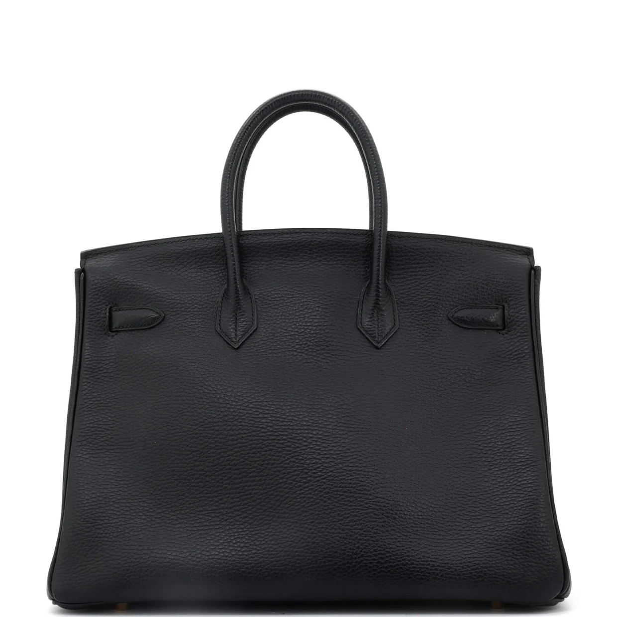 Birkin Handbag Noir Ardennes with Gold Hardware 35 - Deep Luxury