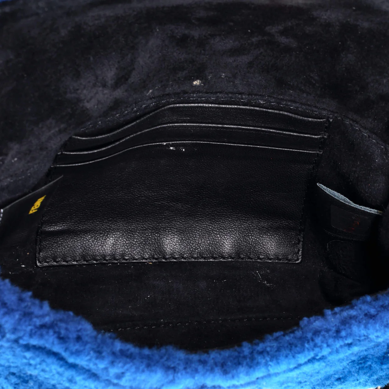 Be Baguette Flap Bag Shearling Medium - Deep Luxury