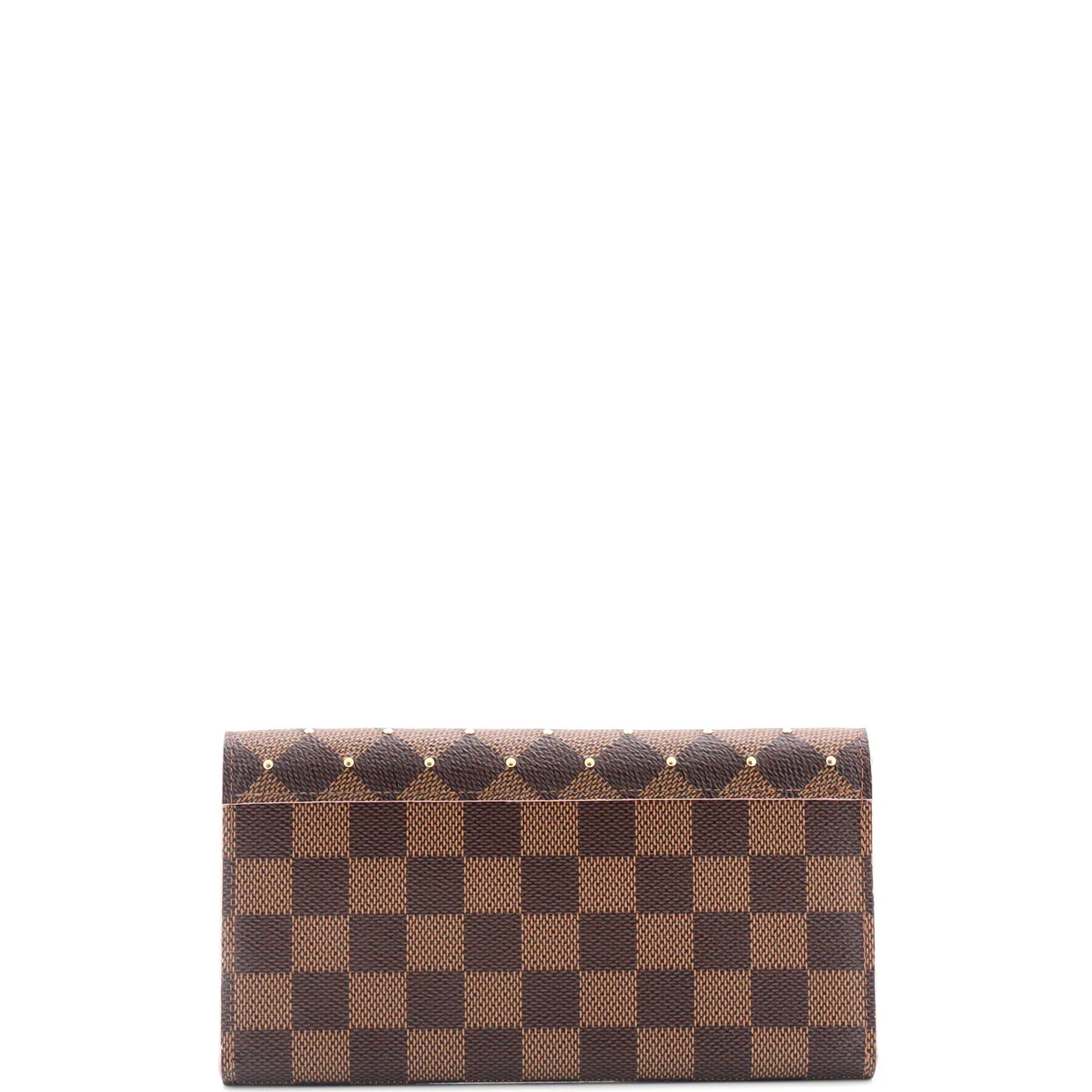 Sarah Wallet NM Studded Damier - Deep Luxury