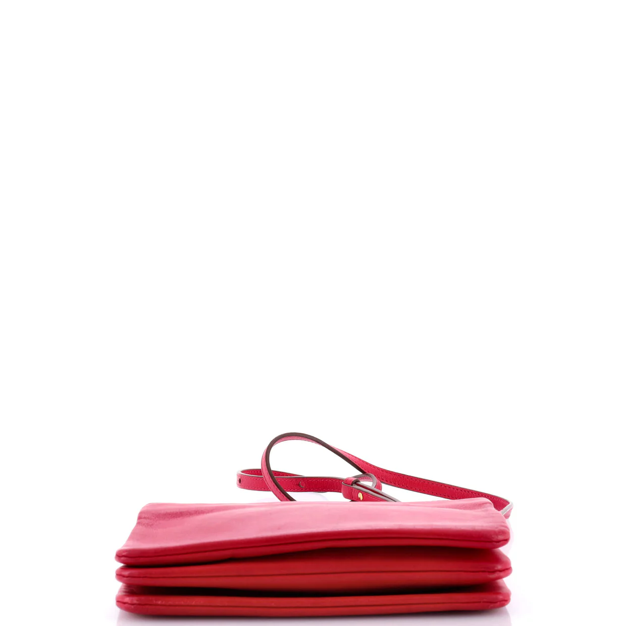 Trio Crossbody Bag Leather Small - Deep Luxury