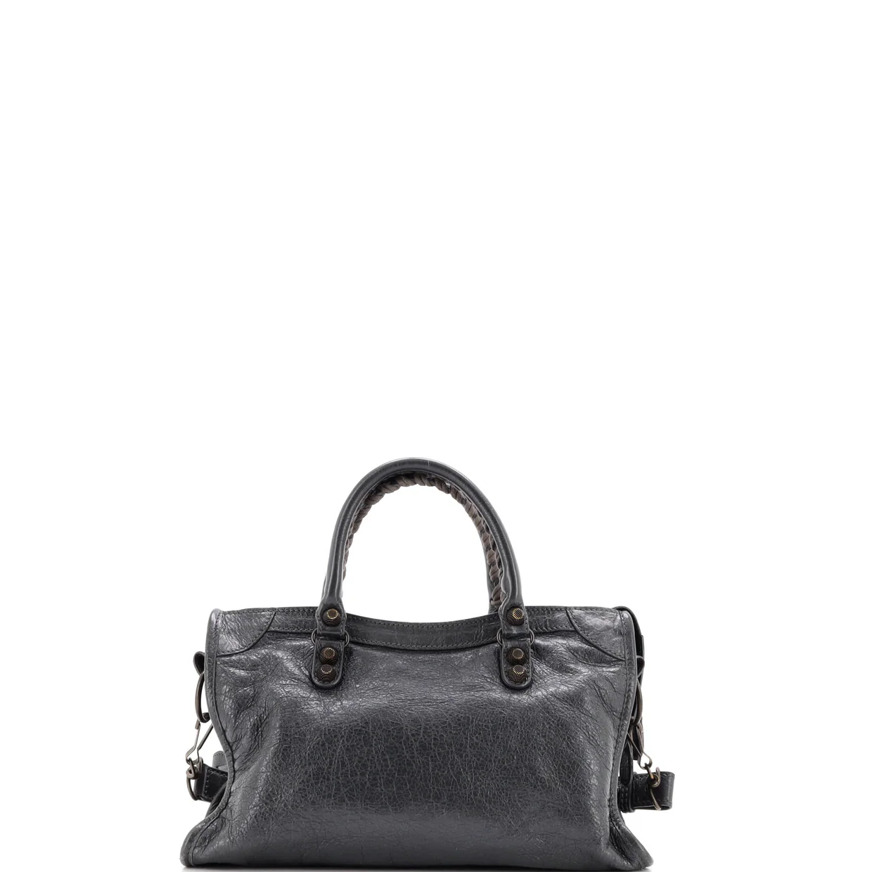 City Giant Studs Bag Leather Small - Deep Luxury