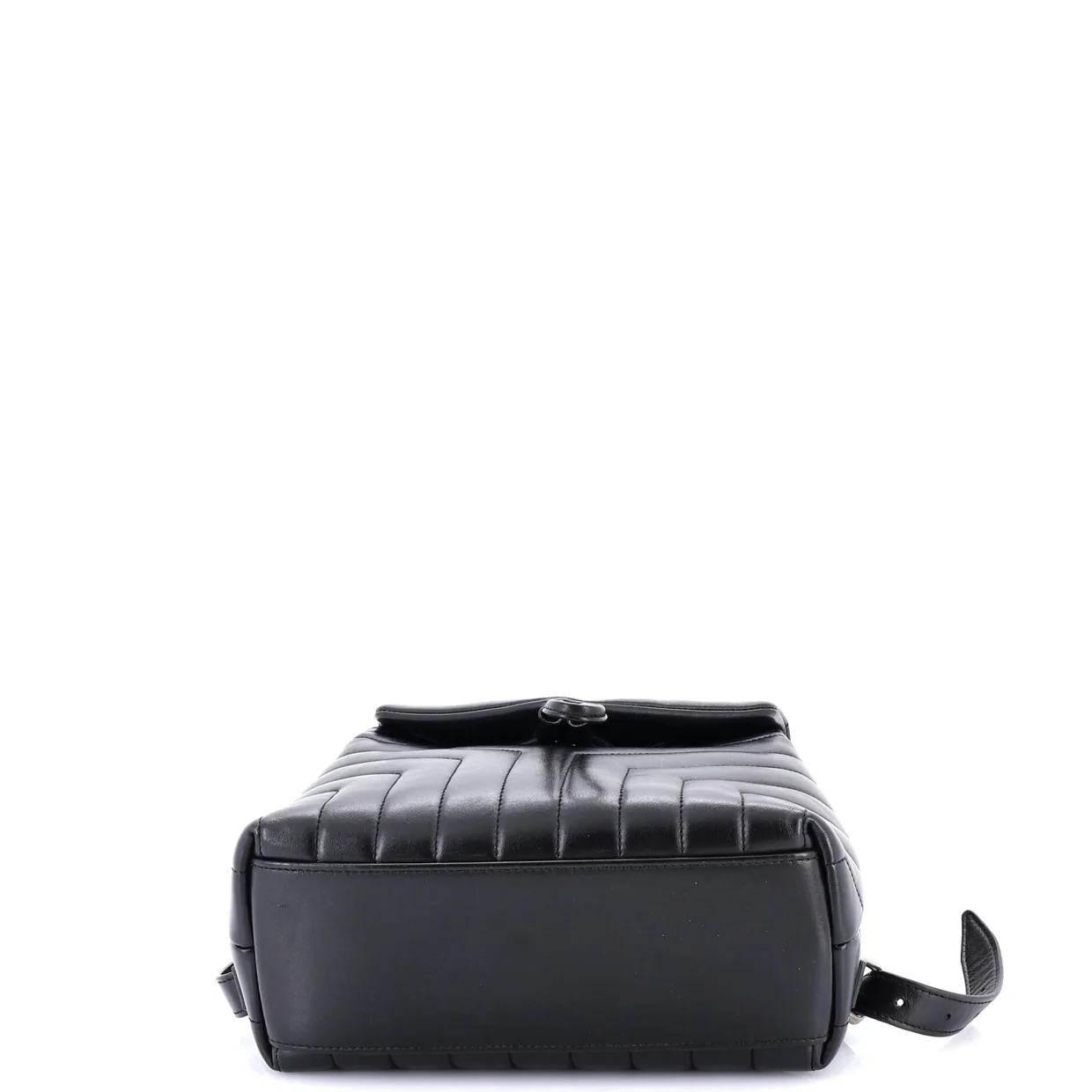 LouLou Backpack Matelasse Chevron Leather Small - Deep Luxury