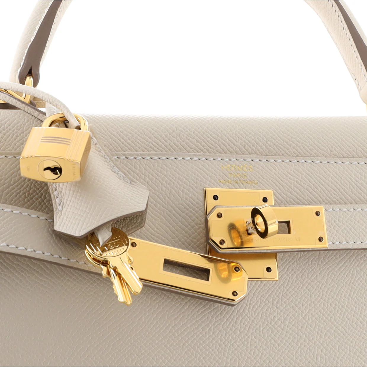 Kelly Handbag Light Epsom with Gold Hardware 28 - Deep Luxury