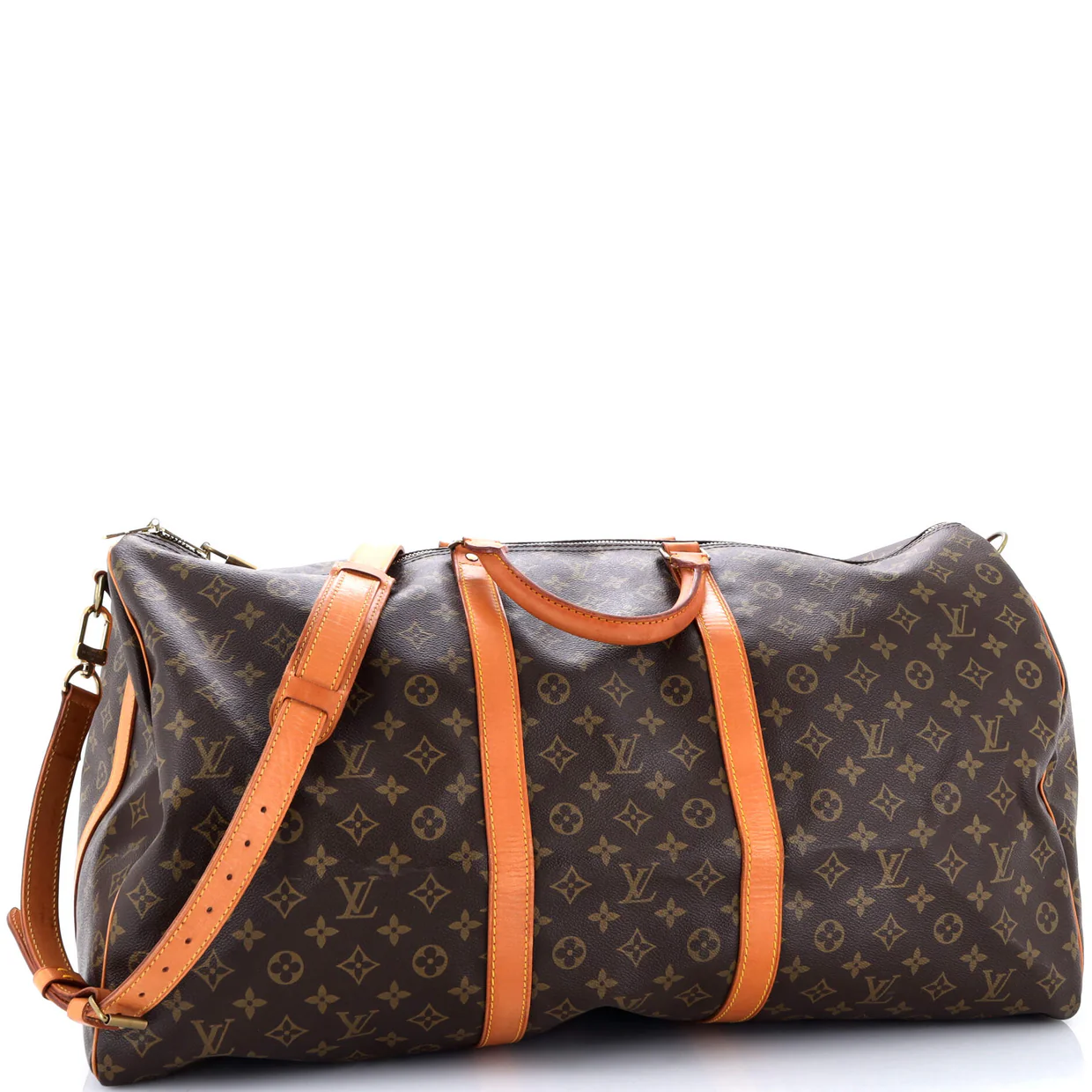 Keepall Bandouliere Bag Monogram Canvas 60 - Deep Luxury