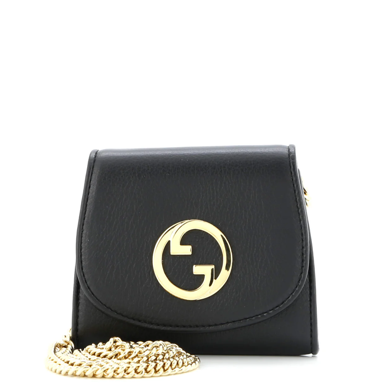 Blondie NM Wallet on Chain Leather Medium - Deep Luxury